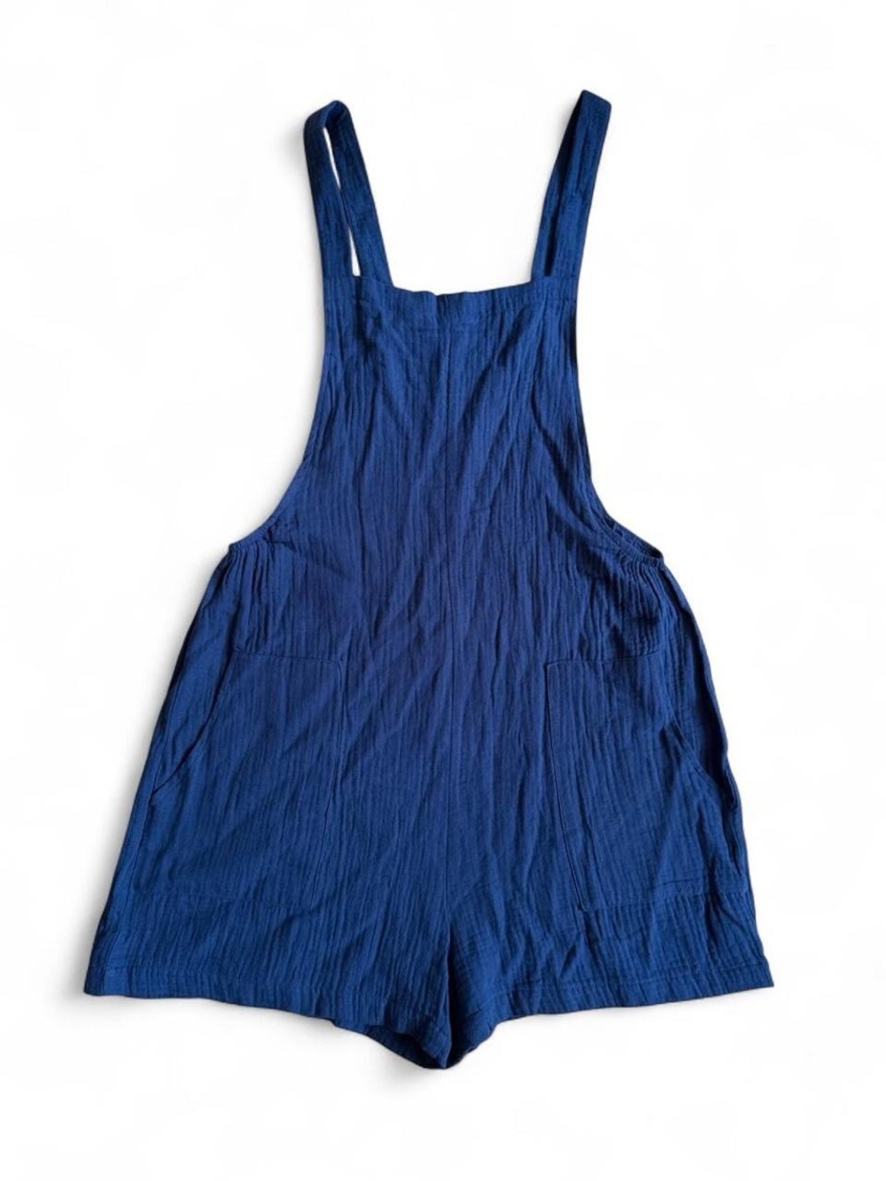 Cupshe Navy Blue Lightweight Swim Coverup Romper